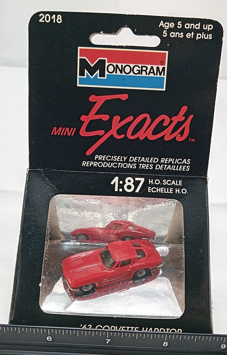 6EXACTS MONOGRAM HO 1/87 LAMBORGHINI MUSTANG CORVETTE CHEVY