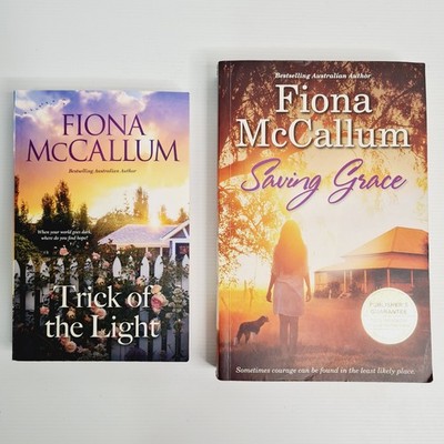 Fiona McCallum Bundle: Saving Grace   Trick of the Light, Australian fiction