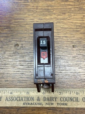 Wadsworth A115NI 15 Amp 1 Pole 1P Type A  METAL FOOT Circuit Breaker A15 A115
