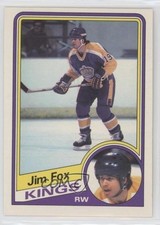 1984-85 O-Pee-Chee Jim Fox #84 t4m