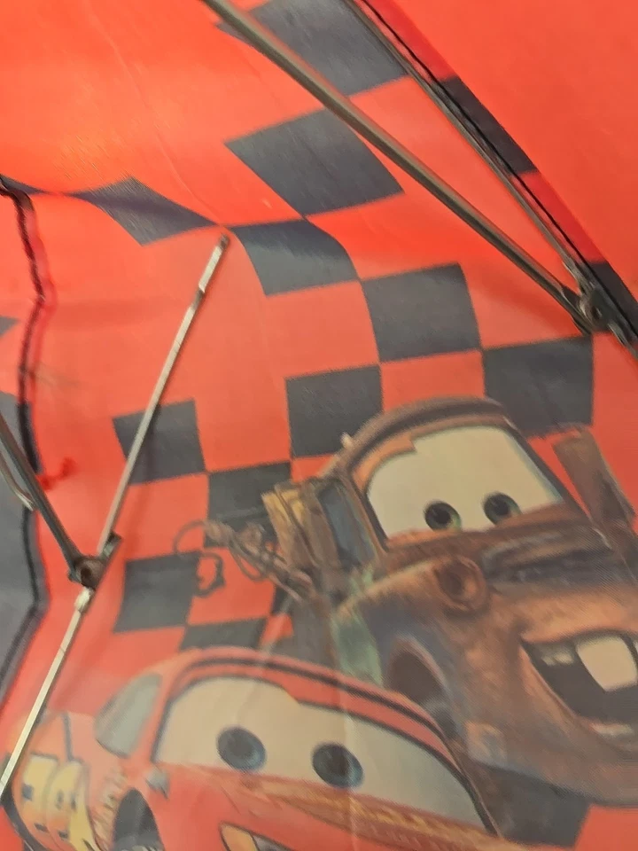 Disney Pixar's Cars Lightning McQueen Red/Black "I am Speed" Umbrella - Image 4 of 4