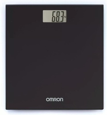 Omron HN289 Digitale Personenwaage Midnight Black Präzision Körpergewicht