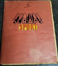 Late 1940s Baseball MLB & Hockey NHL Scrapbook , 1 Page Boxing 