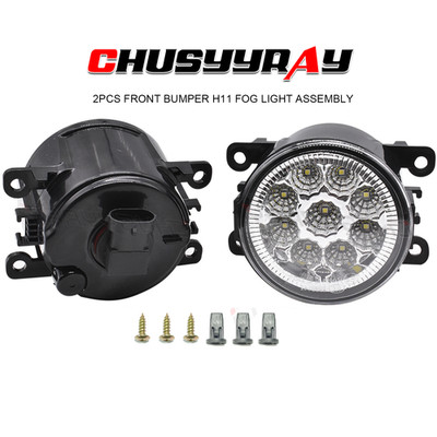 9LED Front Bumper white Fog Light Lamp For 2013-2015 2016 Ford C-Max