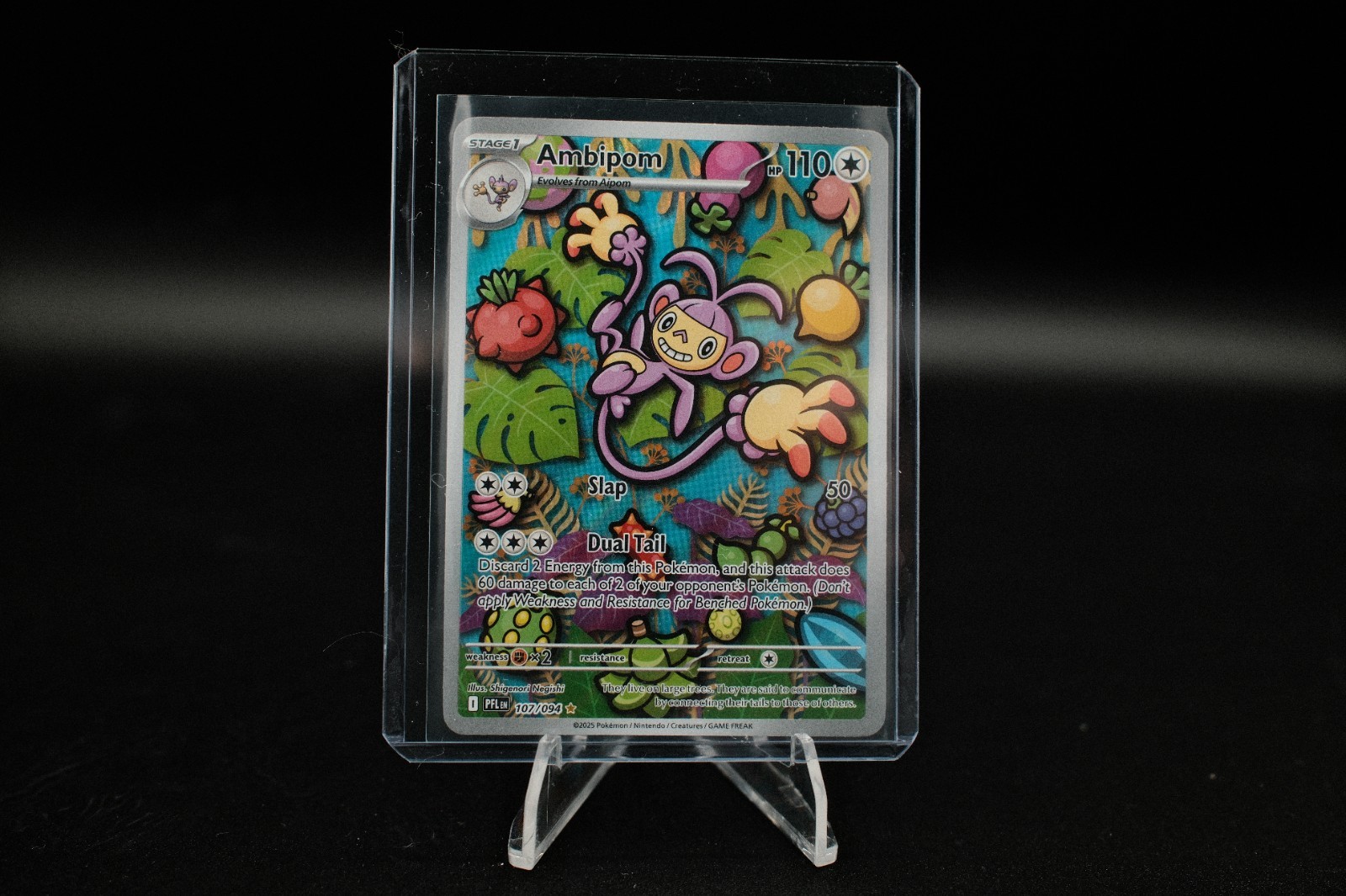 Ambipom 107/094 Me02: Phantasmal Flames Holo M/NM