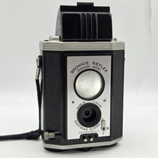 Vtg Kodak Brownie Reflex Synchro Model Camera TLR USA Made 127 Film - Quick Ship