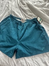 Nike teal men  s Nikelon shorts vintage brand new with tags size large