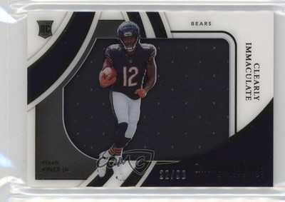 2022 Panini Immaculate Clearly Rookie Jerseys /99 Velus Jones Jr RC 0o4t