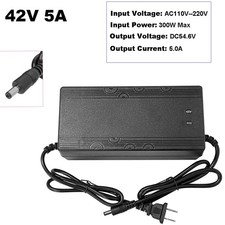 42V 5A Fast Charging Electric Bicycle Smart Charger For 36V Li-ion Bike Battery