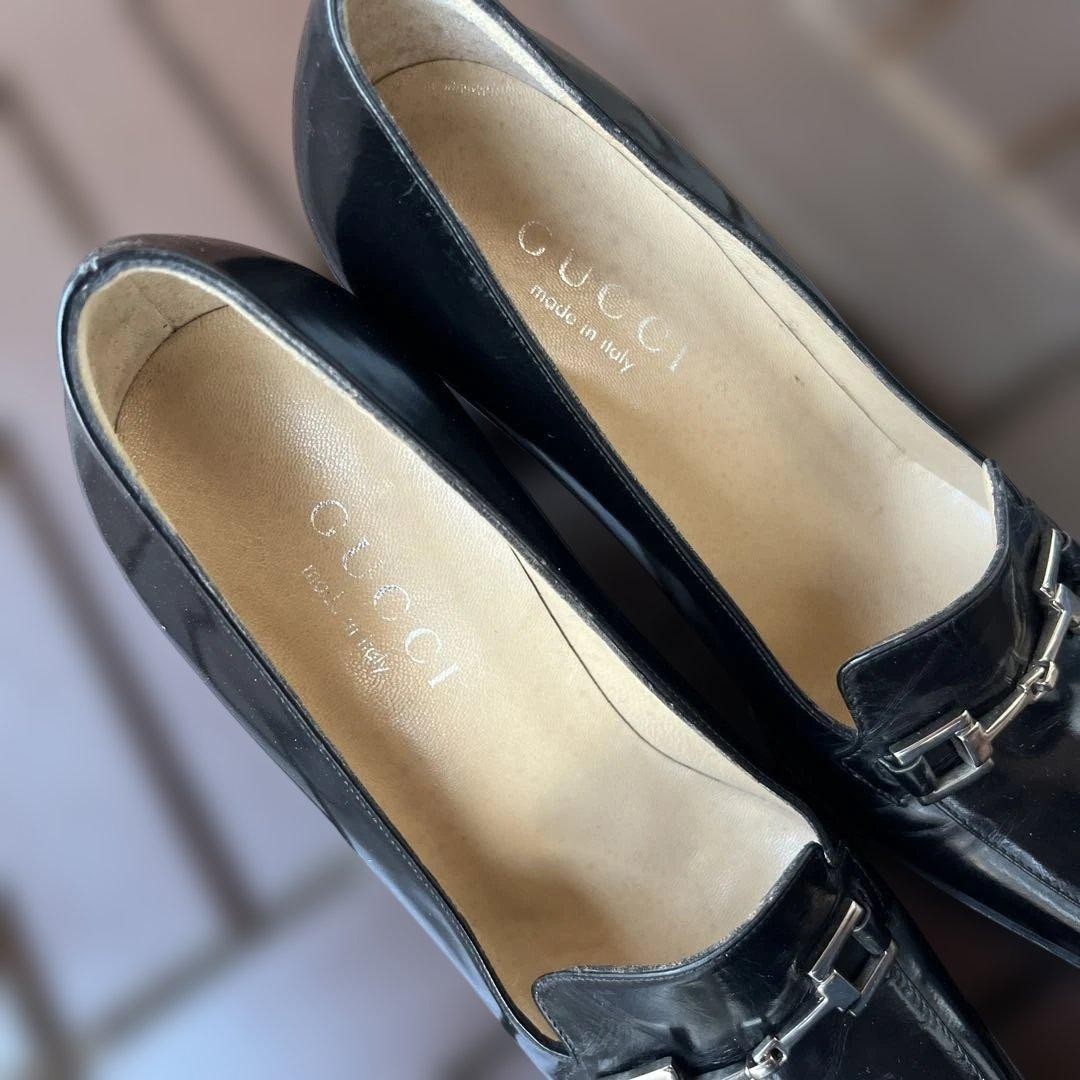 Gucci Pumps Heel Black Leather Size 36 US About6 For Women thumbnail 24