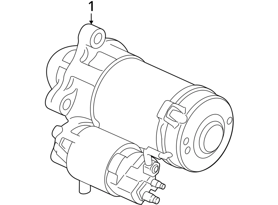 Ford F-150 2018-2020 motor de arranque de coche solenoide OEM QFYWX Foto 4 de 4