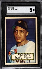 1952 Topps Willie Mays #261 SGC 5