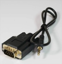 DB9M to 3.5mm TRS 28awg 1.5Ft Cable