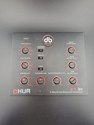 DB Drive OKUR E7 3X 3 WAY ACTIVE ELECTRONICS CROSSOVER  NO BASS KNOB