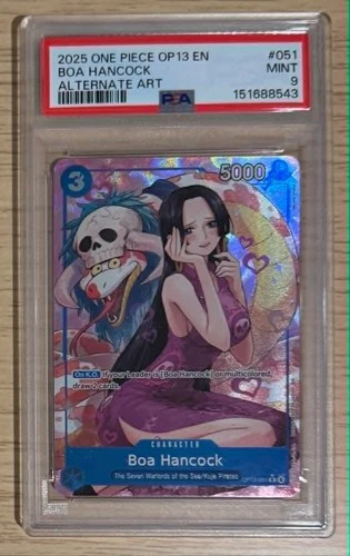 PSA 9 One Piece : OP13 - Boa Hancock ( Alternate Art )
