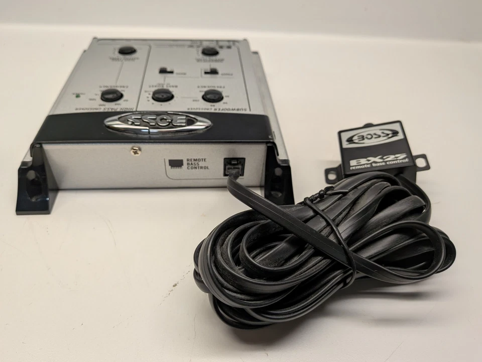 Old School Boss Audio Systems Bx25 2-Way Electronic Crossover w/OEM Bass Knob - Image 4 of 4