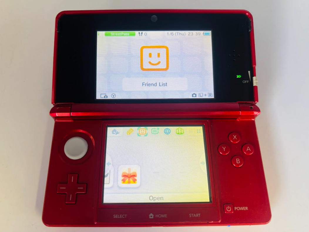 Nintendo 3DS Super Mario 3D Land Holiday Bundle Flame Red Handheld
