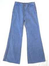 Wrangler Vintage 1970's Bellbottoms Pants Jeans Hippy Bohemian Rock N Roll Style