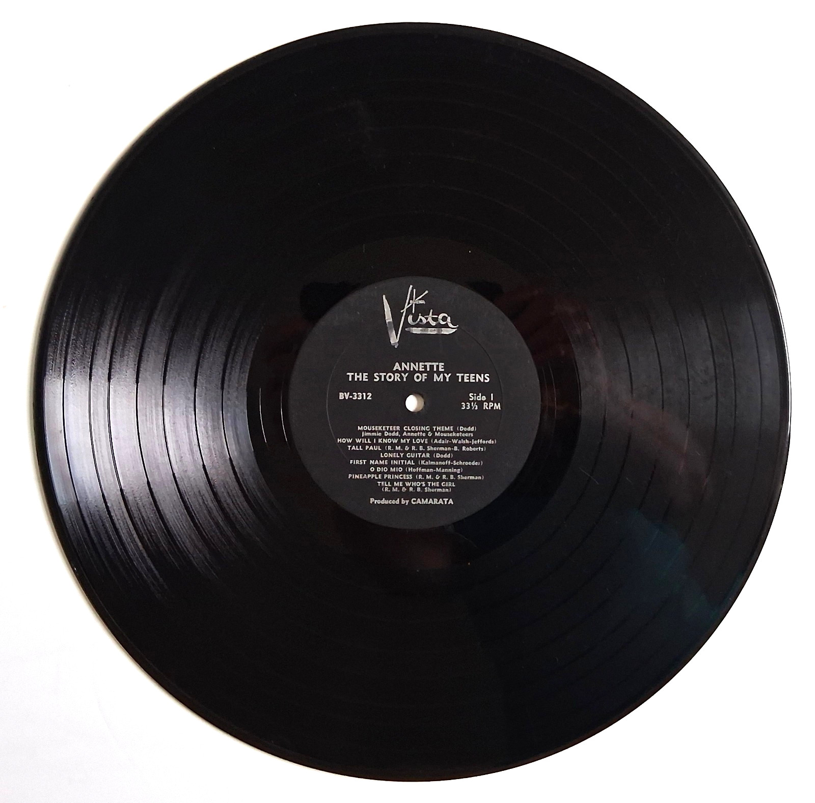 Annette The Story of My Teens Vintage 12" Vinyl 33 RPM LP Record Album 1962