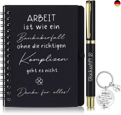 Sinmoe Abschiedsgeschenk Kollegen Mitarbeiter Danke für Alles A6 Spirale 