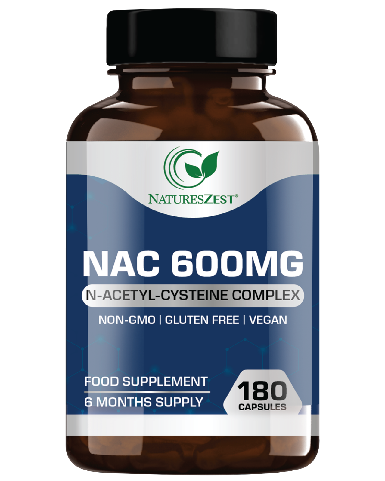 NAC N-Acetyl-Cysteine 600mg - High Strength NAC Supplement