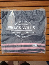 Jack Wills Ambleshire canvas shopper bag pink/navy