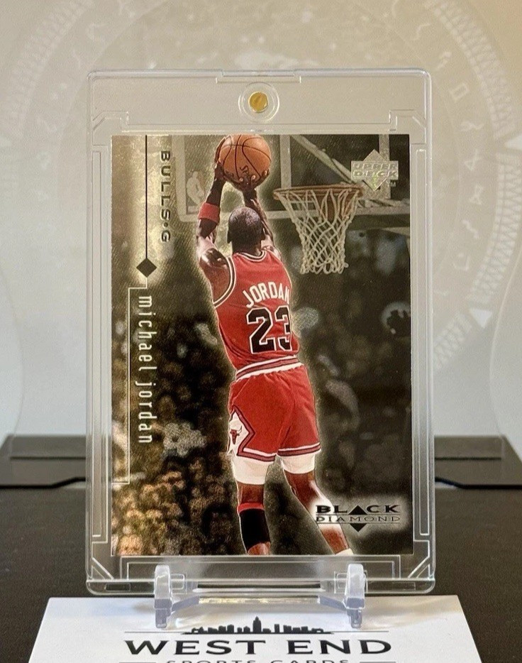 MICHAEL JORDAN 1998 Upper Deck BLACK DIAMOND FOIL #7 Bulls GOAT NM-MT 💎 RARE MJ