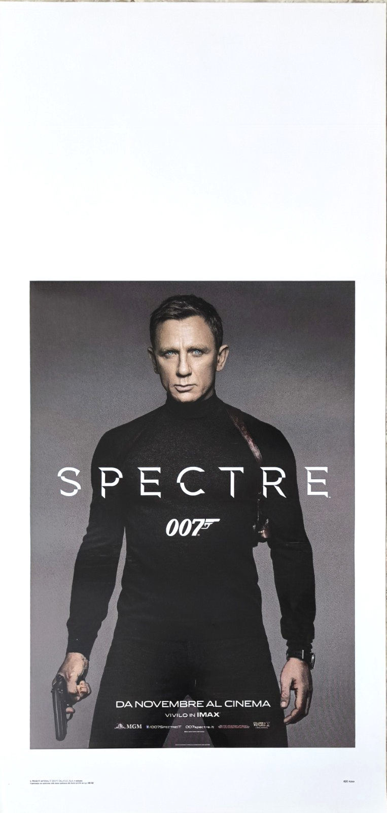 Locandina originale film Spectre (2015) - Regia di Sam Mendes