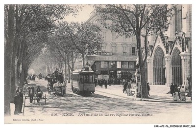 CAR-AFIP6-0367-06 - NICE - Bahnhofstraße - Kirche Notre-Dame