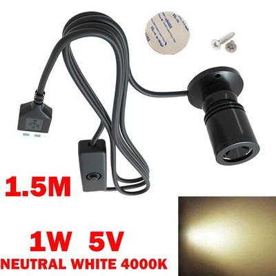 1W Mini Neutral White Spotlight Star Lamp DC5V Surface Mounted LED Downlight HOT