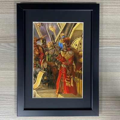 VOSTROYAN FRAMED ART ASTRA MILITARUM ADRIAN SMITH IMPERIAL GUARD WARHAMMER 40K