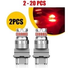 4057 3157 3156 T25 Rear Red 3456 LED Brake Tail Stop Parking Light Bulbs 2-20PCS