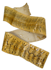 AUTHENTIC VINTAGE PYTHON SKIN LEATHER EXOTIC SCALED SKIN PELT CRAFT UPHOLSTERY