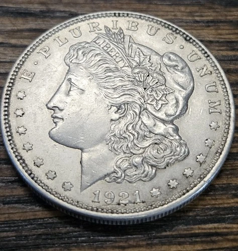 1921P Silver Morgan Dollar VF