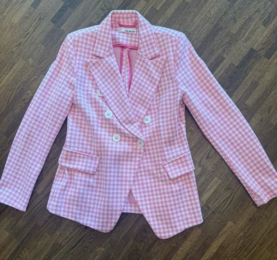 Sem Per Lei, Kurz-Blazer, Pink-weiß, Gr. 36 - Bild 1 von 4