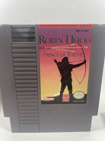Robin Hood: Prince of Thieves (Nintendo NES, 1991)  w/ Original Box & Manual Cib