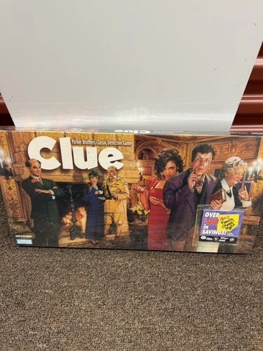 New & Sealed - Vintage 1998 CLUE Classic Detective Board Game Parker Brothers