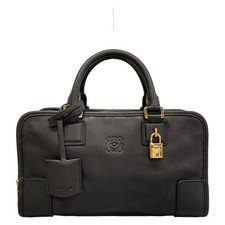 LOEWE Amazona 28 352.79.A03 Black Leather Handbag