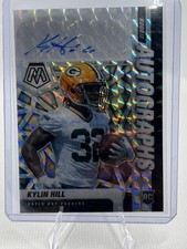 2021 Panini Mosaic #RA-85 Kylin Hill Rookie Auto Packers A50