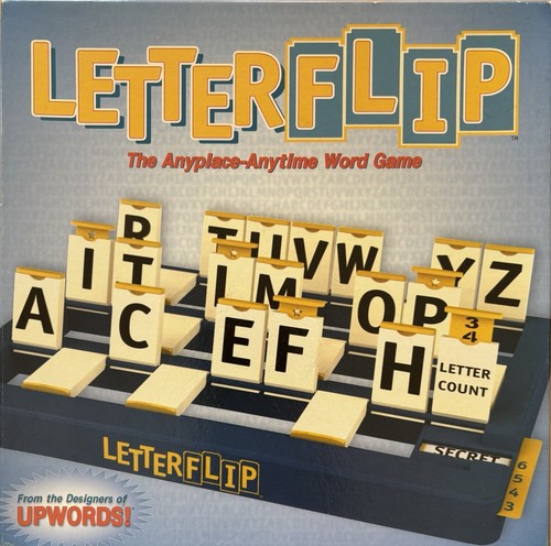 LETTERFLIP Board Game - The Anytime-Anyplace Word Game - Complete | eBay