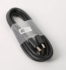Dell Display Port Cable; Male to Male, 6ft, Black (New)