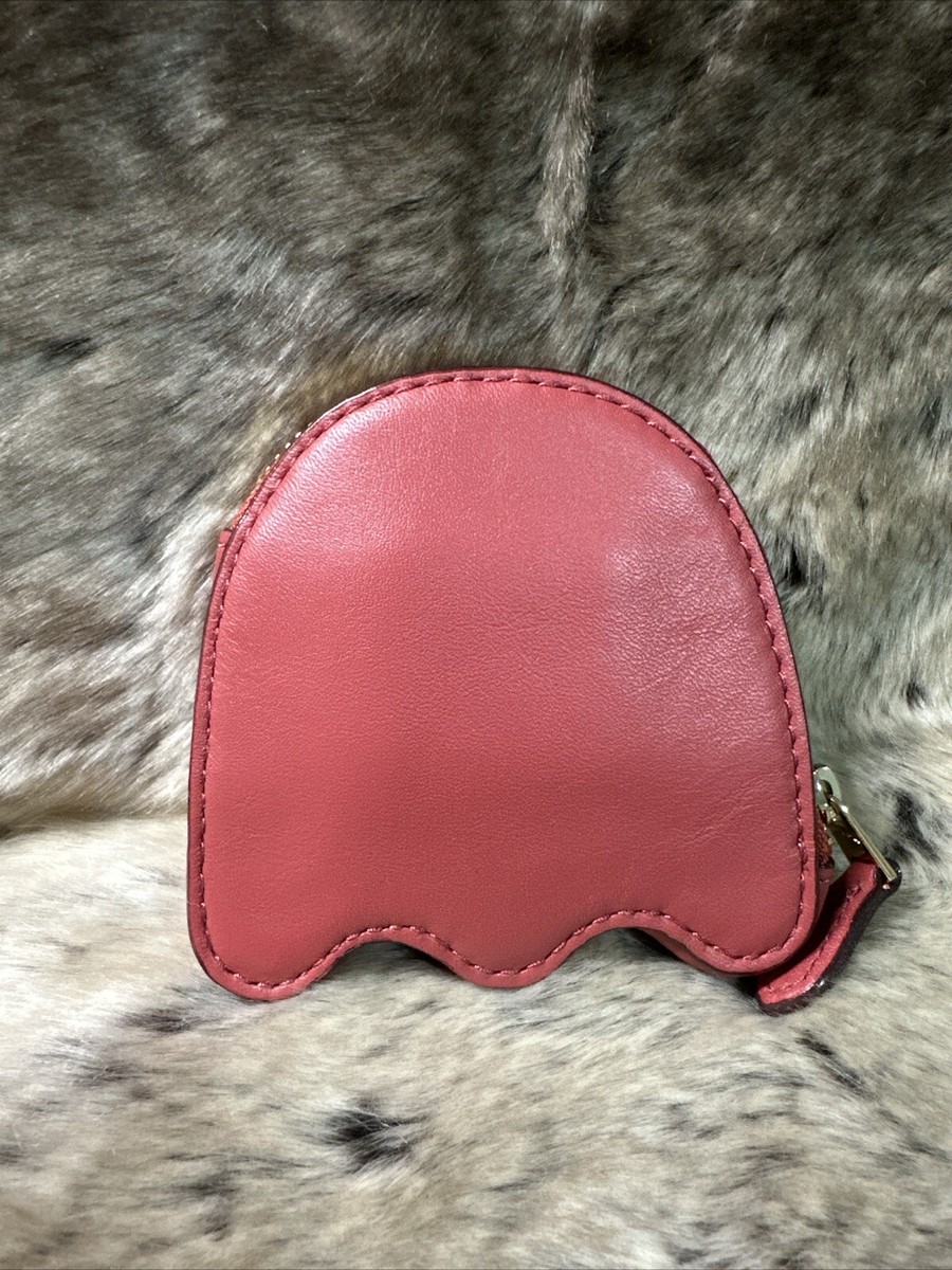 NWT Coach Pac-Man Ghost Coin Purse Limited Edition In Washed