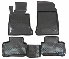 Gummifußmatten Gummimatten 3D Passend Für Mercedes GLK X204 2008-2019 4 Tlg