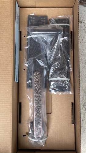 NEW EMTEK 4811ACRHUS10B HAMMERED LEVER LEFT HAND OUTDOOR HANDLE BRONZE FINISH