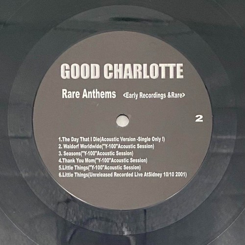 Rare Edition Good Charlotte / Anthems Lp from Japan Rare - Picture 16 of 18