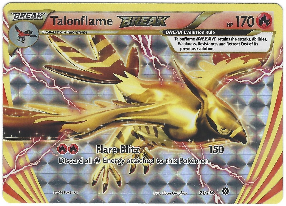 POKEMON XY Steam Siege NM Near Mint RARE Holo #21/114