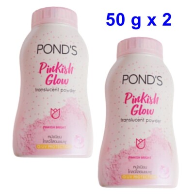 Powder Face POND'S Pinkish Glow Sun UV Protection Translucent Powder 50 g x 2