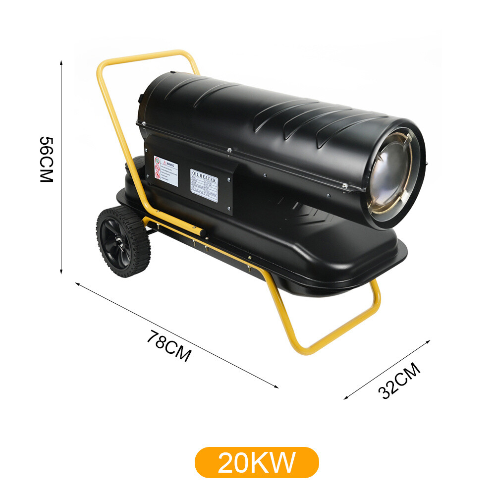 Oil Fuel Space Heater Industrial Workshop 20KW Air Fan Warmer Garage Shed  Farm | eBay