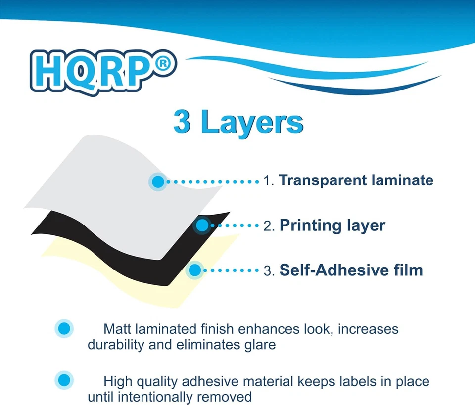 Tastiera rivestita HQRP UK US gialla lettere adesive nero PC laptop - Immagine 4 di 4