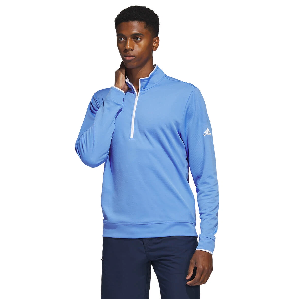 Adidas Golf Men s Primegreen UPF Protection 1 4 Zip Sweater